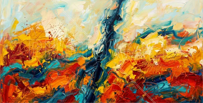 Expressive Oil Painting Strokes